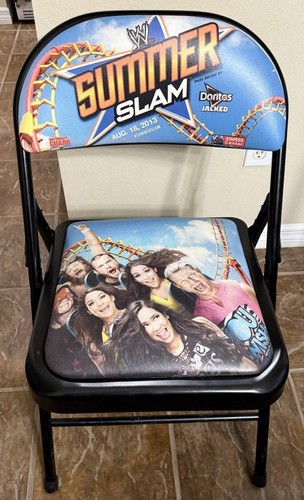 WWE 2013 SummerSlam Ringside Chair CM Punk Kane AJ Lee Bellas Wrestling Seat