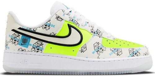 Nike Air Force 1 \'07 LV8 \'Worldwide Pack - Volt\' CK6924-101 Size 8.5 Tried On Nike Air Force 1  main image 4