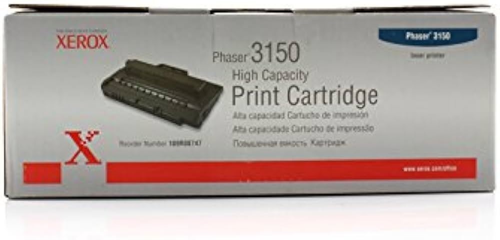 Toner Xerox Phaser 3150 original haute capacité 109R00747 5000p