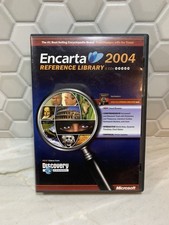 Microsoft Encarta Reference Library 2004 5 CDs Set 
