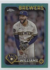 2024 Topps Chrome Aqua Refractor /199 Devin Williams #103 0dc2