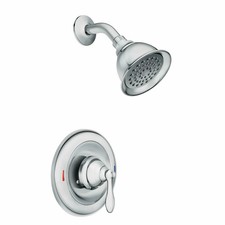 Moen Caldwell 82495C Single Handle Posi-Temp Shower Only w/Valve Chrome H2
