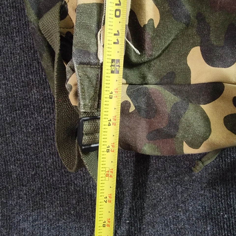 Mochila de Lona Camuflada Rothco Mochila Militar Ejército Bolso con Cordón Estilo Vintage Foto 4 de 4