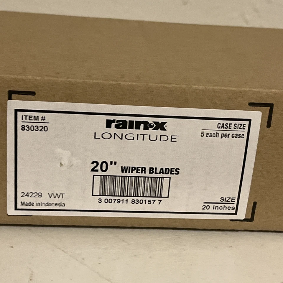 LIMPIAPARABRISAS RAIN-X LONGITUD - 830320 - 20 PULGADAS - ESTUCHE DE 5 Foto 3 de 3