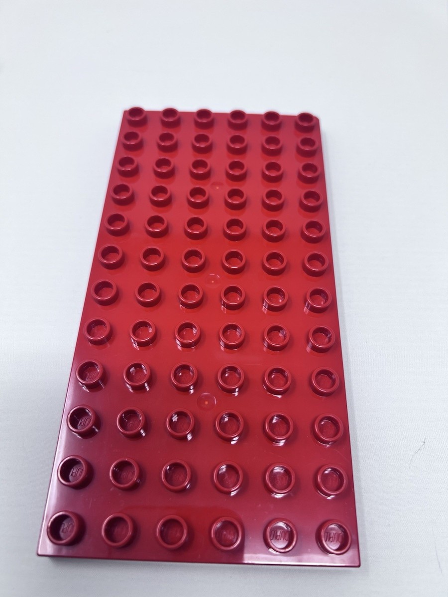 LEGO 4196 Duplo 6x12 Red Baseplate 18921 Base Board | eBay
