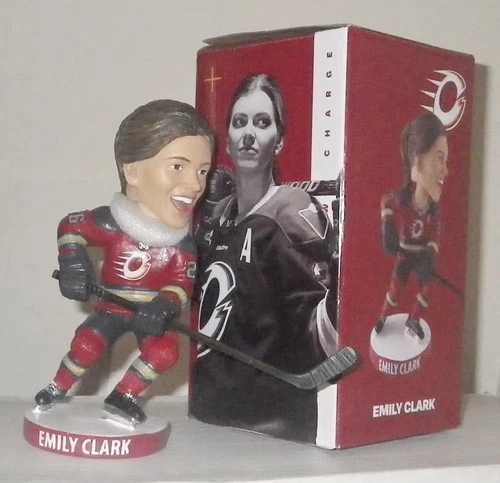 EMILY CLARK #26 OTTAWA CHARGE CANADA PWHL HOCKEY 2026 BOBBLEHEAD WITH THE BOX