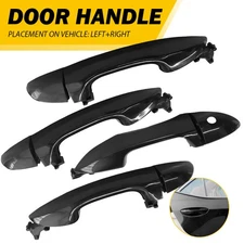 Front Rear Driver Passenger Exterior Door Handle Set for 2014-19 Toyota Corolla