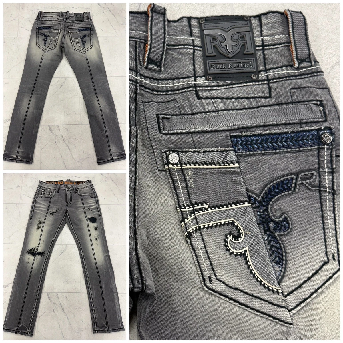 Rock Revival Regular 32 Size Denim Jeans for Men for sale | eBay