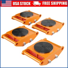 4Pcs/set Machinery Mover 8T Heavy Duty Machine Dolly Equipment Roller Skates