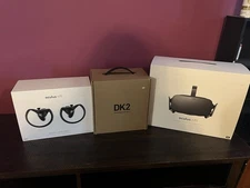 Oculus Rift CV1 Headset, Controllers And DK2 Set All New In Box
