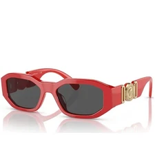 VERSACE Kids Biggie Sunglasses Medusa Red VK4429U NEW 