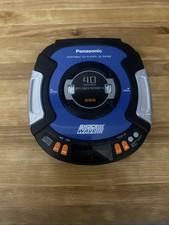 Panasonic Shockwave SL-SW505 Black Blue Portable CD Player - Working