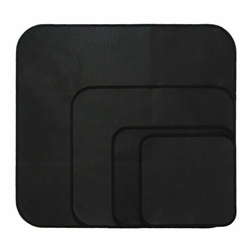 Tapis de sol ignifuge enroulable tapis de protection pour barbecue (noir 35 x 34 - Picture 1 of 21