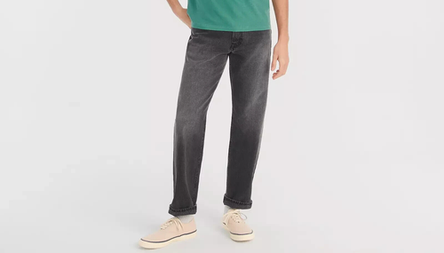 J. Crew Men's Classic Straight-Fit Jean in Deep Grey Wash 33x32 $148 NEW