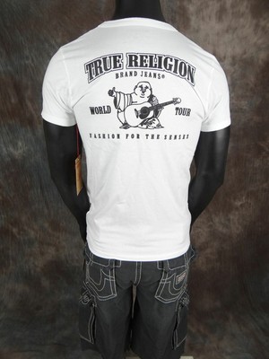 Mens True Religion T Shirt White with 
