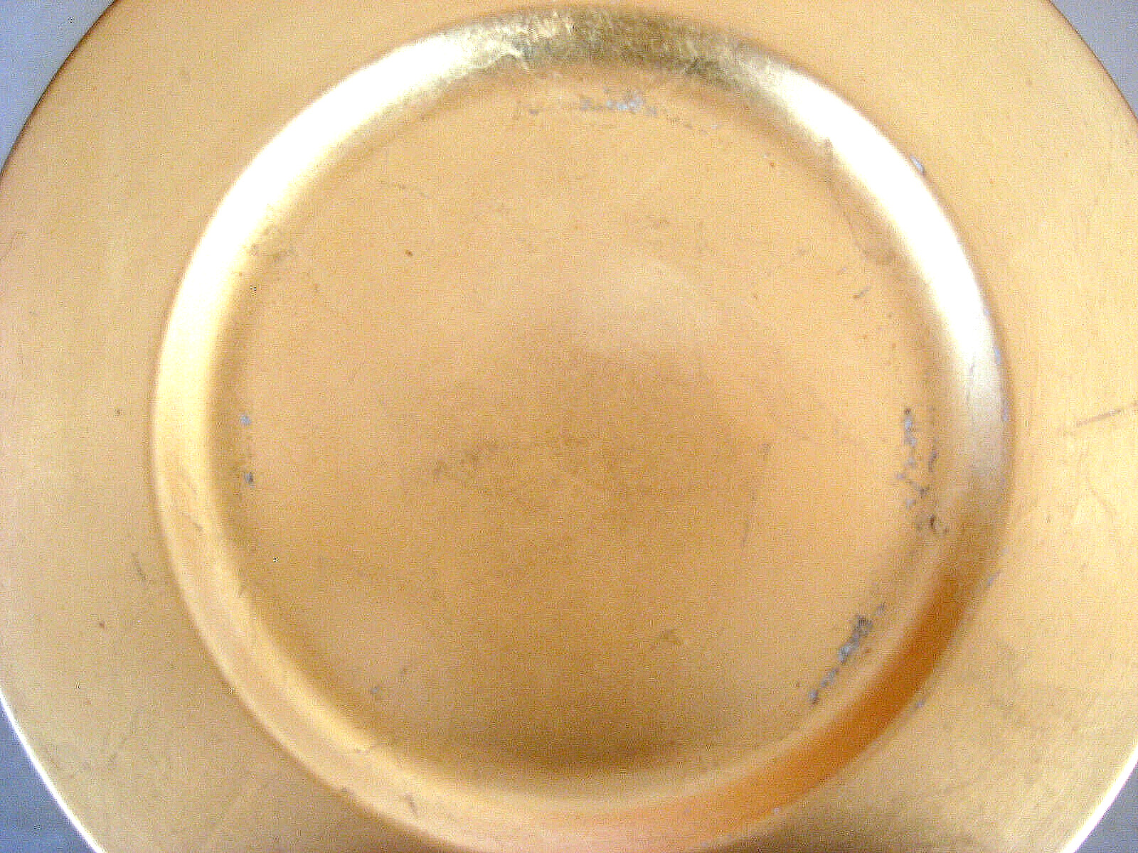 ELLECI SRL New LOT/SET 4 VINTAGE GOLD LEAF CHARGER PLATES 13