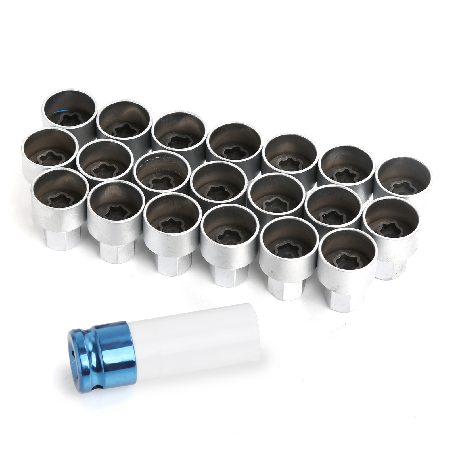 21Pc BMW Master Lock Wheel Nut Stud Key Set Removal Lug Nuts Locking