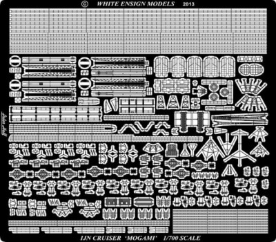 WEM PE7113 1/700 IJN Mogami Detail Up Etching Parts for Tamiya