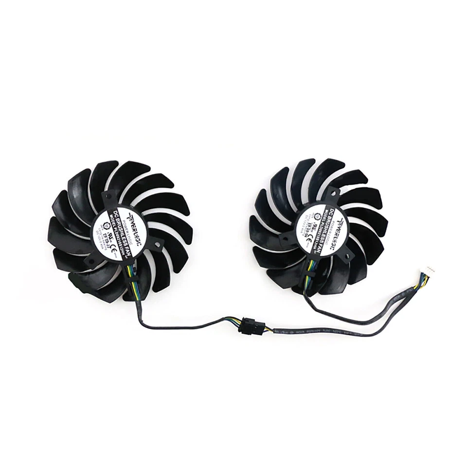 Cooling Fan Replacement Fan Outer Cover for MSI RX5700XT 5700 8GB EVOKE/MECH - Image 2 of 4