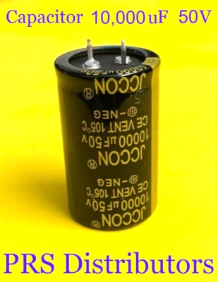 Capacitor 10000uF 50V 30x50mm 105C Electrolyte Capacitor JCCON CE VENT 10000MF