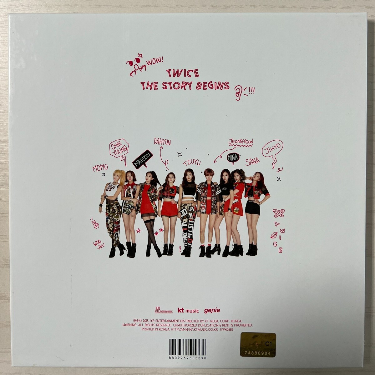 TWICE the story begins 直筆サイン TWICE [THE STORY BEGINS] CHAEYOUNG Autographed Signed Album