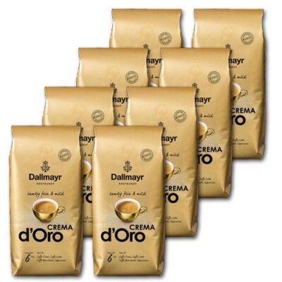8 KG Dallmayr Crema d'Oro Kaffeebohnen