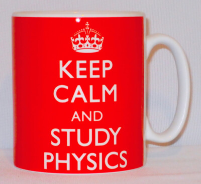 Keep Calm And Study Physics Tasse personalisierbar tolles Geschenk Student Universität