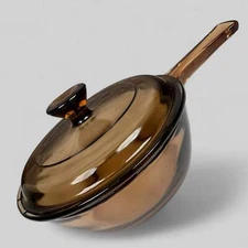 Corningware Visions Sauce Pan | 0.5 Liters | Amber