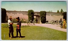 Union Oil Co~Sacramento CA~Sutters Fort Historic Park Interior~Vintage Postcard