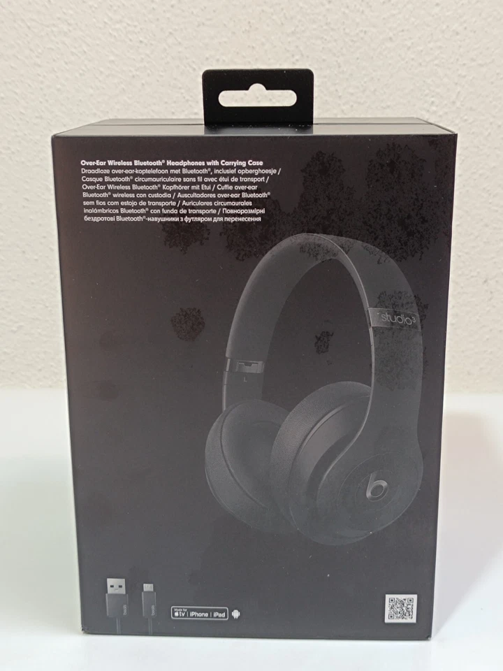 Beats by Dre Studio³ Wireless Bluetooth Over-Ear-Kopfhörer A1914 - Schwarz_1.1_5 - Bild 3 von 4