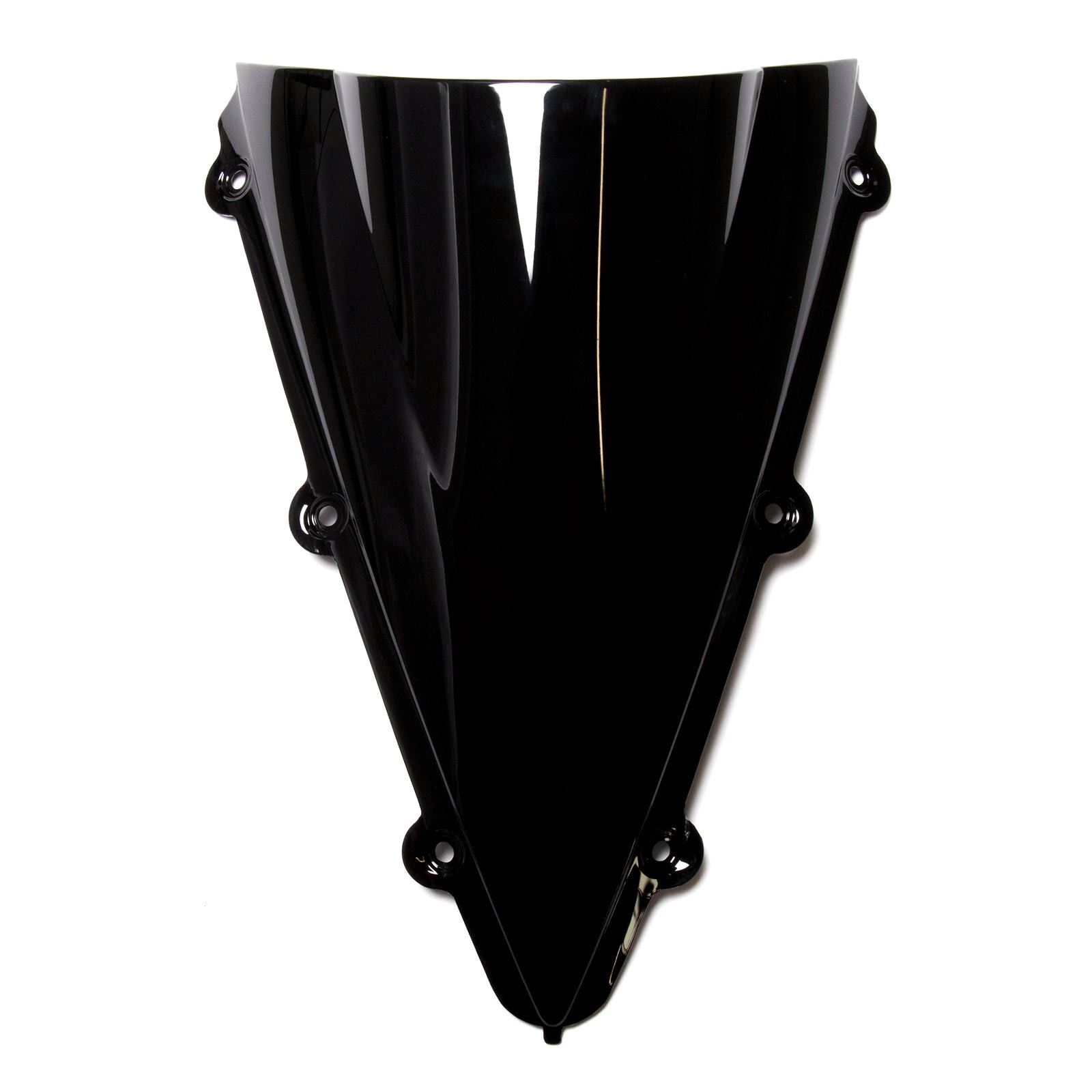 MPW Double Bubble Black Windshield Screen for Yamaha YZF-R1 06-06