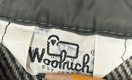 Woolrich Herringbone Wool Shacket Jacket Shirt Mens Size L Tall Size Vintage - Picture 6 of 10