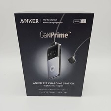 Anker - 727 GaNPrime 100W 6-Port Charging Station - A91261F1 - Black  Gray