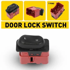 Door Lock Switch for 2000-2001 Ford F-250 F-350 Super Duty Front Left Driver New
