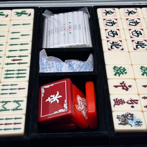 SQUARE ENIX Final Fantasy XIV FF15 Doma Mahjong Tiles Special Mat Set Board game - Afbeelding 14 van 15