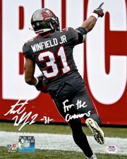 Antoine Winfield Jr. signed inscribed 8x10 photo NFL Tampa Bay Buccaneers_PSA