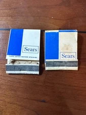 Vintage Sears “We’ve Got Ideas” Matchbooks Lot of 2 – Used/Struck Advertising