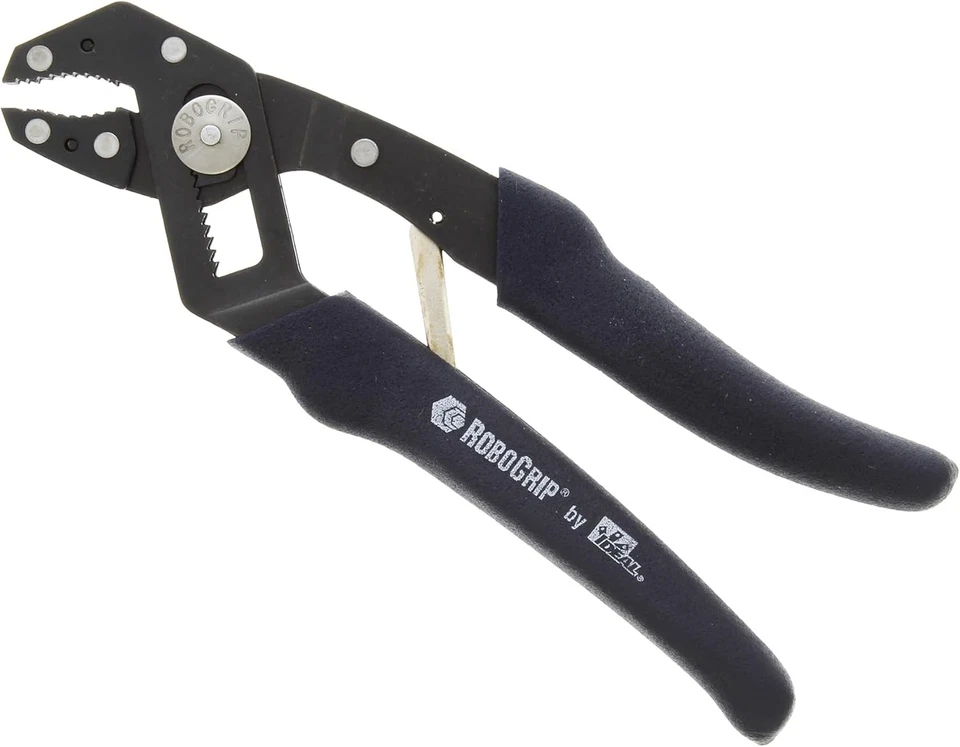 IDEAL INDUSTRIES 35-450 Robo Grip Pliers 7 in. Single, Black/Blue - Image 3 of 4