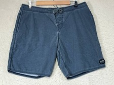 O Neill Cruzer Men's Size 34 Tie Swim Trunks Board Shorts Gray Surf Style
