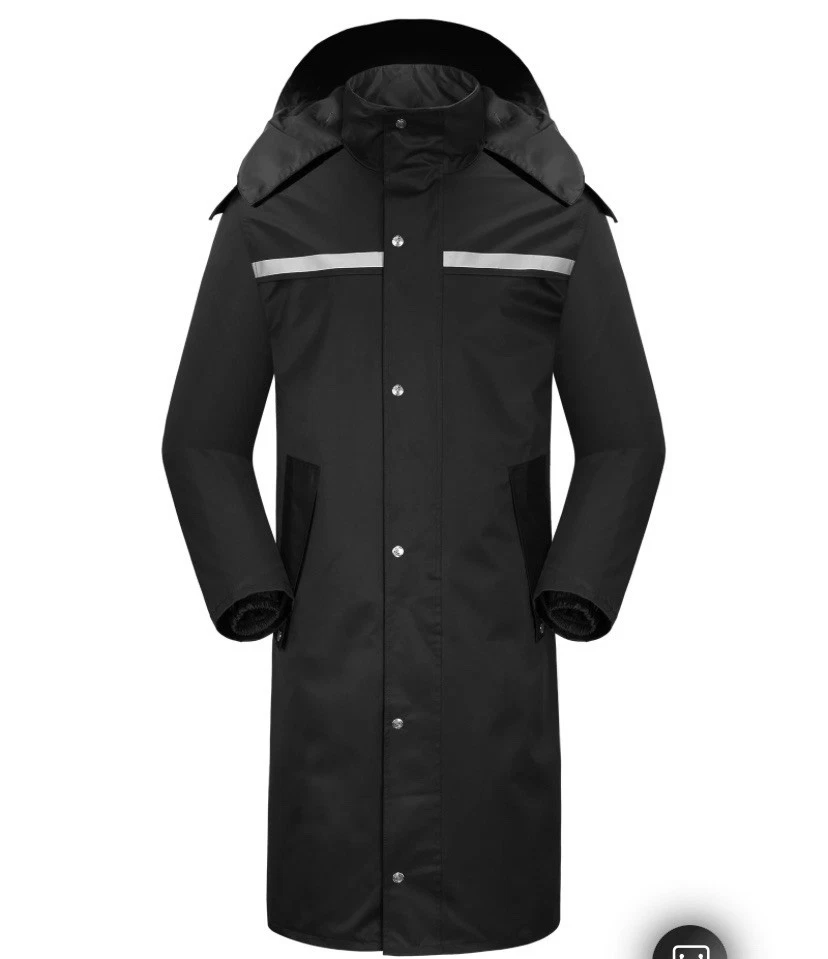 Raincoat Long Riding Waterproof Reflective Size L