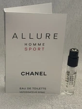 Chanel Allure Homme Sport Eau de Toilette EDT Sample Spray 0.05oz / 1.5ml New