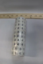 InStockLabels.com Numbers 1-5 Bulk Office Organization Inventory Stickers 1/2" 