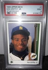1989 Upper Deck - Star Rookie Ken Griffey Jr #1 (RC) Psa 9