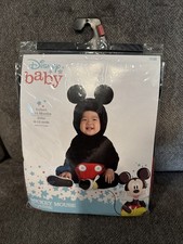 Disney Baby Mickey Mouse Costume Infant 6-12 Months NEW Halloween Unisex BNIP