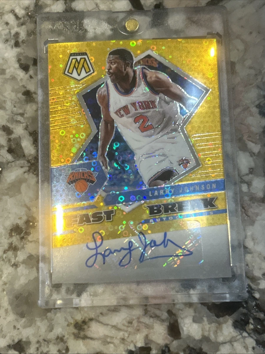 Larry Johnson Basketball Sports Trading Card Singles Autographed