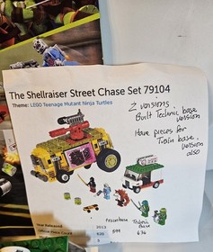 LEGO Teenage Mutant Ninja Turtles: The Shellraiser Street Chase (79104) Complete