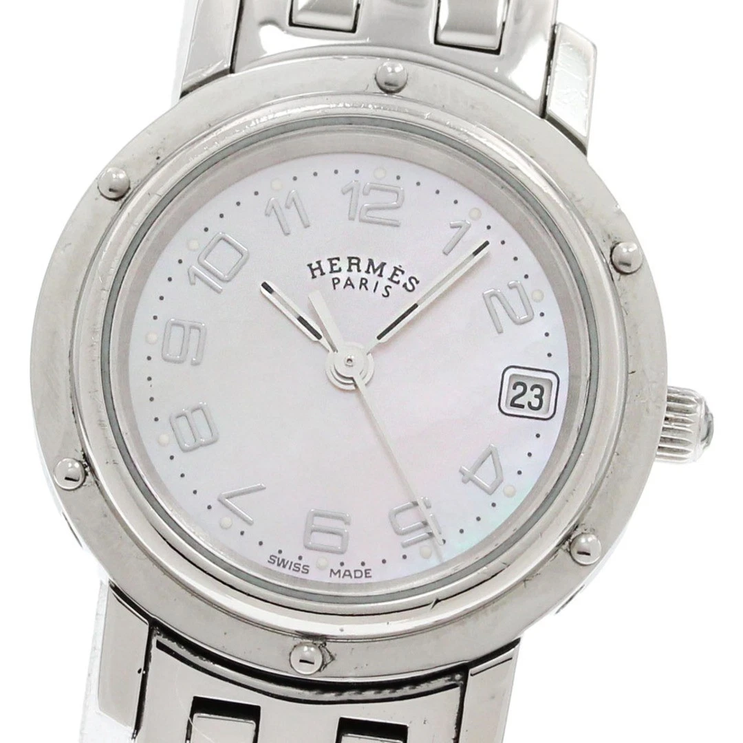 HERMÈS Orologio donna Hermes Cliper Cl4.210 quarzo quadrante rosa conchiglia