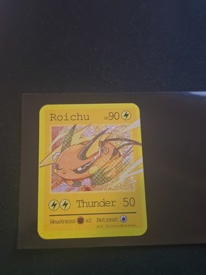 Pluto coco Mini Series 1 - Holo Raichu #9 - Tiredbutwoke