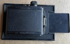 Graflex "23" Graphic 120 RH-10 6x7 Roll Film Holder Back f 4x5 Speed Crown Press