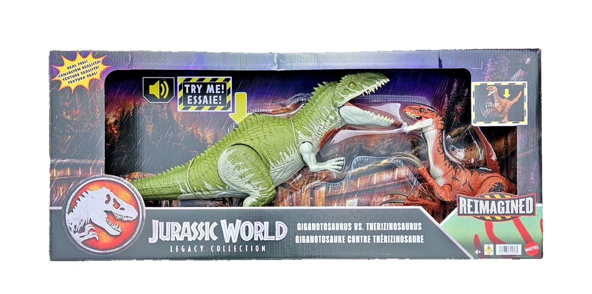 Jurassic World Dinosaur Figure 2pk: Giganotosaurus